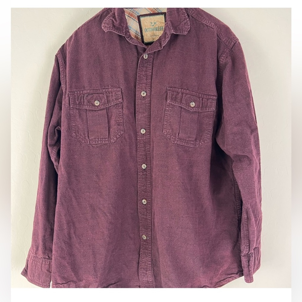 Outdoor Life Button Down Shirt Size Large